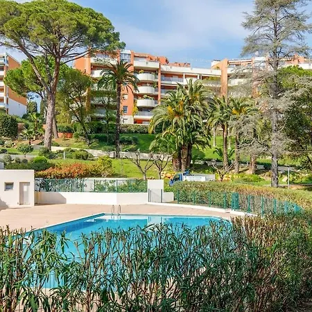 Domaine Des Palmiers - Piscine- Parking - Tennis - Clim Cannes